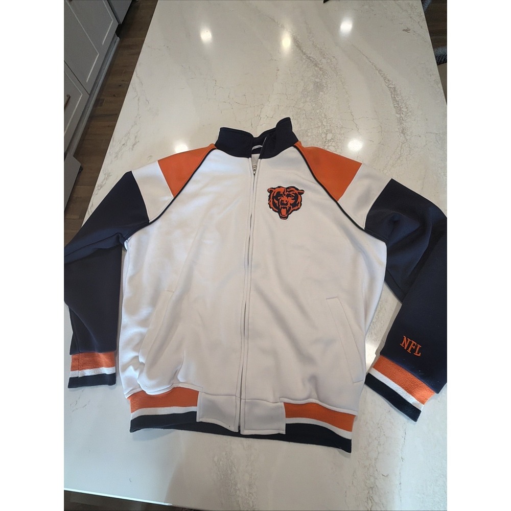 NFL Chicago Bears Track Jacket Full Zip Streetwear Men's Large